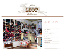 Tablet Screenshot of loopknitlounge.com